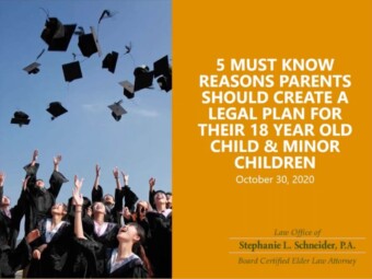 5 Must Know Reasons Parents Should Create A Plan For Their 18 Year Old Child (Healthy Or Special Needs) & Minor Children