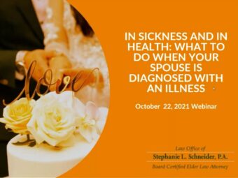 In Sickness & In Health: What To Do When Your Spouse Is Diagnosed With An Illness
